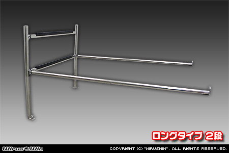 スバル サンバー トラック（TA・TB・TC｜3BD-S500J・3BD-S510J｜2WD・4WD｜3BD-500系 後期モデル）用 現場向け鳥居 ロングタイプ 2段