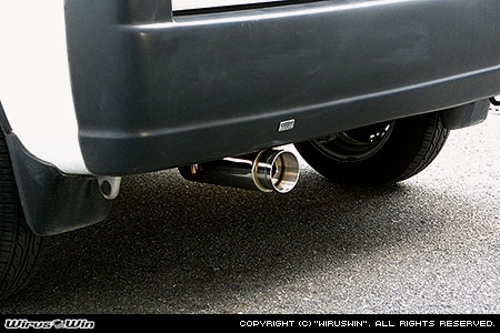 マツダ スクラム バン（GD-DG52V・GD-DH52V・LE-DG62V・UE-DG62V・GBD-DG62V｜NA（ノンターボ）車｜AT車・MT車｜2WD・4WD／GD-DG52V・GD-DH52V｜ターボ車｜AT車・MT車｜2WD・4WD）用コンパクトマフラー バズーカータイプ