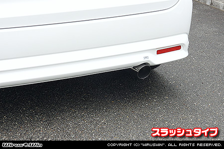 スズキ ソリオ・ソリオ バンディット（5AA-MAD7S・DAA-MA46S・DAA-MA36S・DBA-MA26S｜ガソリン車・ハイブリッド車・マイルドハイブリッド車｜2WD）用コンパクトマフラー スラッシュタイプ