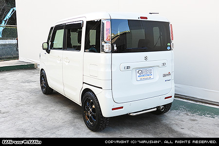 スズキ スペーシア・スペーシア ギア（4AA-MK53S・5AA-MK53S・DAA-MK53S｜ハイブリッドターボ車・ハイブリッドNA（ノンターボ）車｜2WD・4WD）用リアガードバー