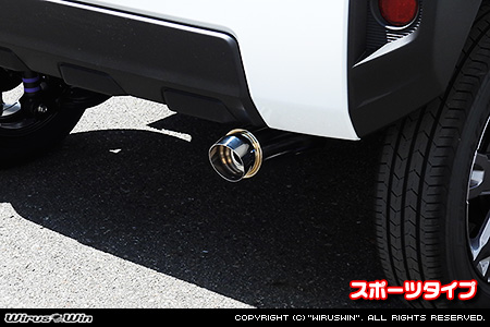 ダイハツ タフト（5BA-LA900S・6BA-LA900S｜NA（ノンターボ）車｜2WD）用コンパクトマフラー スポーツタイプ