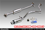 ダイハツ タフト（5BA-LA900S・6BA-LA900S｜NA（ノンターボ）車｜2WD）用 D−プライムマフラー ポリッシュステン仕様 スポーツタイプ