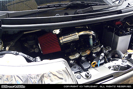 ダイハツ タント（DBA-L375S・DBA-L385S・CBA-L375S・CBA-L385S｜NA（ノンターボ）車｜2WD・4WD）用大型チャンバー型パワーエアクリーナーKit