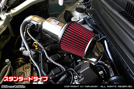 スズキ クロスビー（4AA-MN71S・DAA-MN71S｜NA（ノンターボ）車｜2WD）用大型チャンバー型パワーエアクリーナーKit