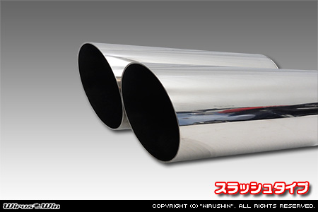 トヨタ ヤリスクロス（6AA-MXPJ10・5BA-MXPB10｜ハイブリッド車・ガソリン車｜2WD）用コンパクトマフラー スラッシュタイプ