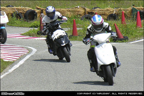 アドレスV125同士のバトル！