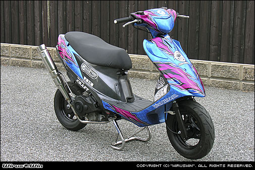 レース用に仕上げたアドレスV125